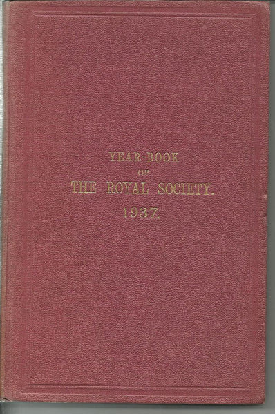 Year Book of the Royal Society of London 19 volumes mostly 50s, 60s, one 1937