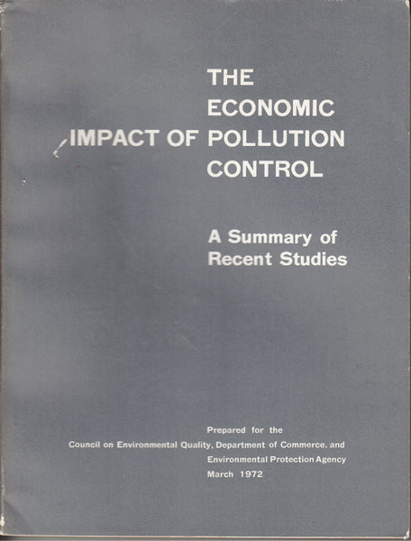 The Economic Impact of Pollution Control