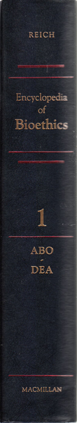 Encyclopedia of Bioethics Vol 1