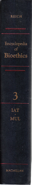 Encyclopedia of Bioethics Vol 3