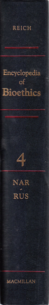 Encyclopedia of Bioethics Vol 4