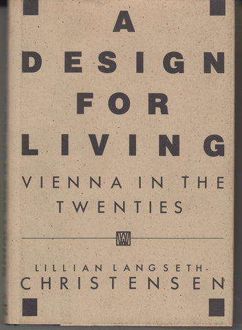 A Design for Living:  Vienna in the Twenties