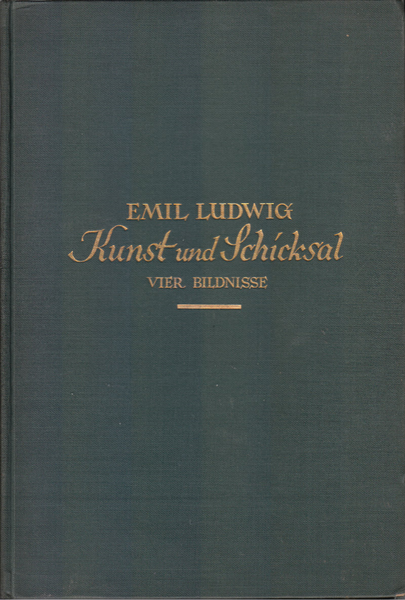 Kunst und Schicksal vier Bildnisse