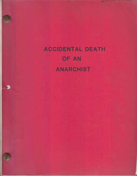 Accidental Death of an Anarchist