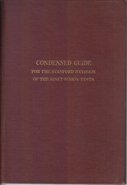 Condensed Guide for the Standard Revision of the Binet-Simon Tests