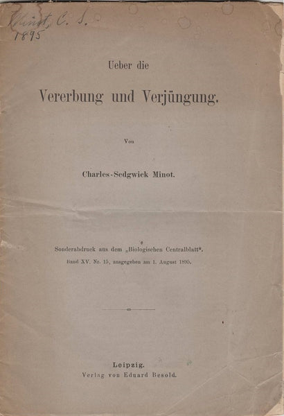 Ueber die Vererbung und Verjungung