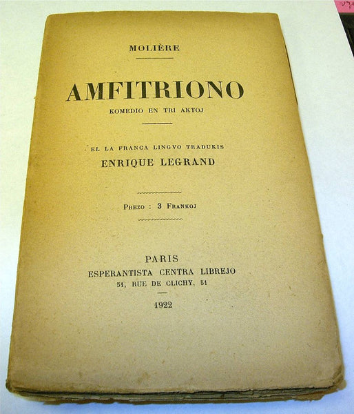 Amfitriono Komedio en Tri Aktoj