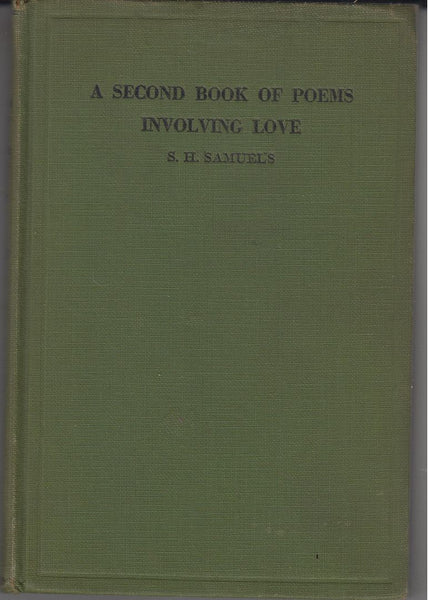 a Second Book of Poems Involving Love