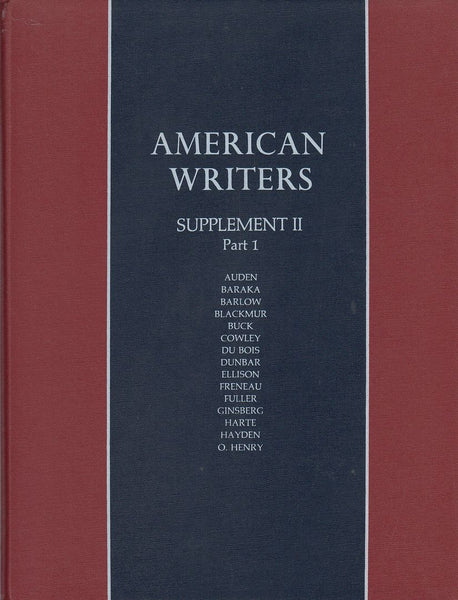 American Writers/Supplement to Part 1