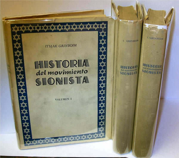 Historia Del Movimiento Sionista 3 Volumes