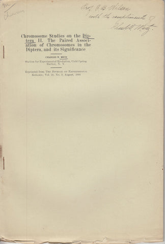 Chromosome Studies on the Diptera II. The Paired Association of Chromosomes in the Diptera, and its Significance