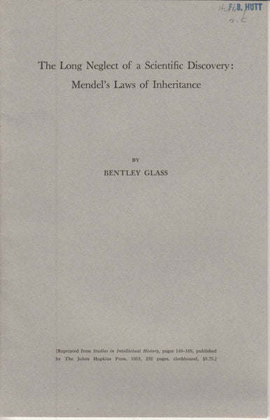 The Long Neglect of a Scientific Discovery: Mendel's Laws of Inheritance