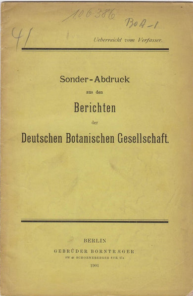 Beitrage zur Kenntniss der Sexualzellen