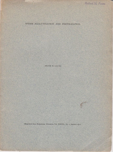 Sperm Agglutination and Fertilization