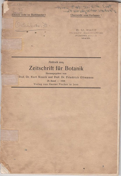 Untersuchungen zur Physiologie der Meiosis I.