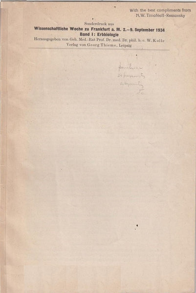 Verknup von Gen und AuBenmerkmal