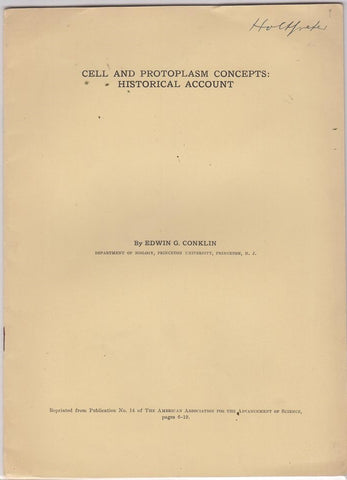 Cell and Protoplasm Concepts: Historical Account
