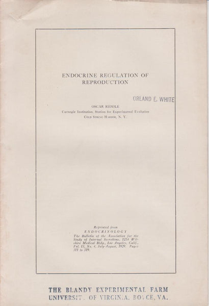 Endocrine Regulation of Reproduction