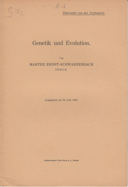 Genetik und Evolution