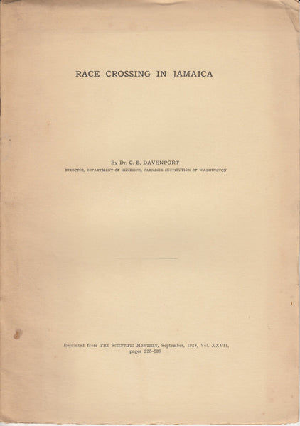 Race Crossing in Jamaica
