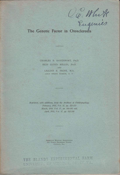 The Genetic Factor in Otosclerosis