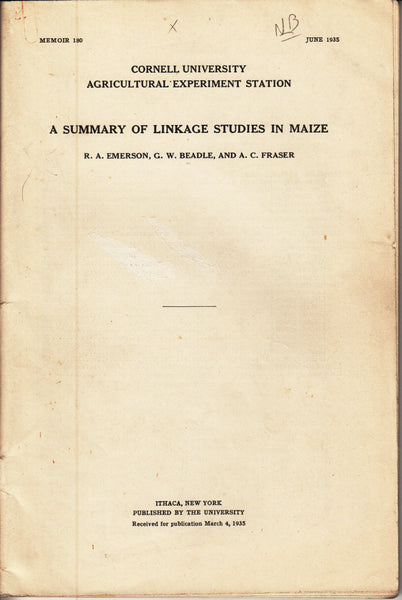 A Summary of Linkage Studies in Maize