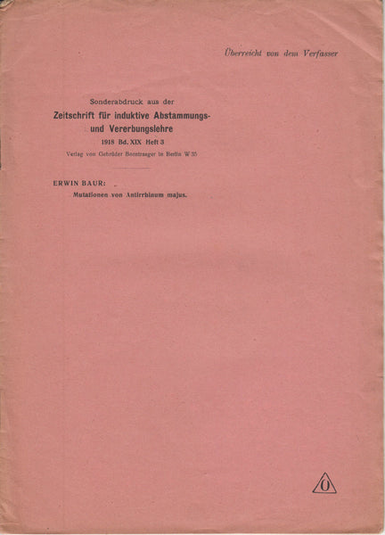 Mutationen von Antirrhinum majus