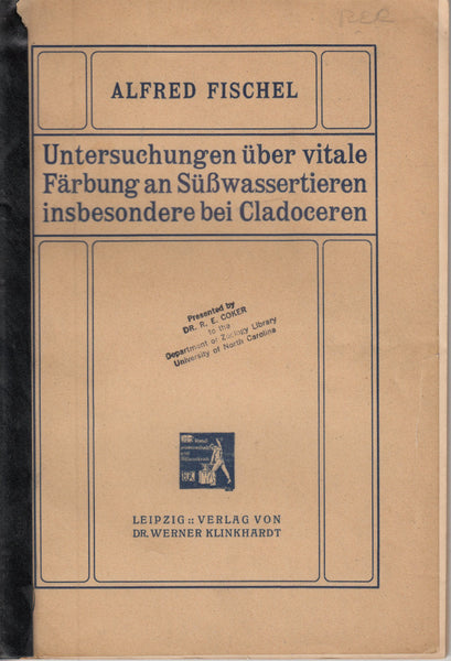 Untersuchungen uber vitale Farbung an Susswassertieren insbesondere bei Cladoceren