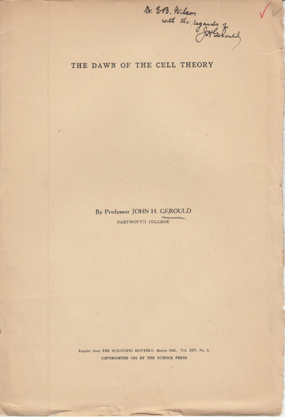 The Dawn of the Cell Theory