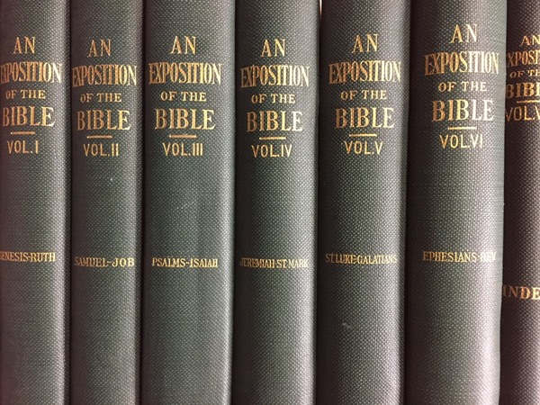 An Exposition of  the Bible, Vols. I-VII