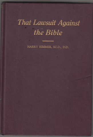 That Lawsuit Against the Bible