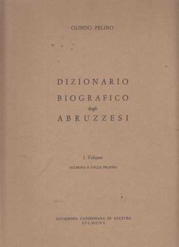 Dizionario Biografico delgi Abruzzesi
