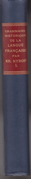 Grammaire Historique De La Langue Francaise