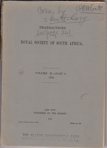 Transactions of the Royal Society of South Africa