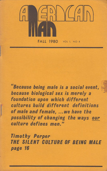 American Man Magazine 4 early issues