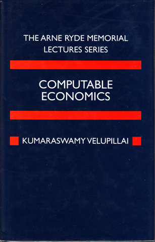 Computable Economics (Arne Ryde Memorial Lectures)